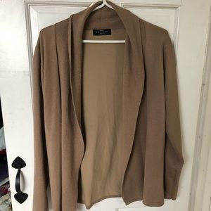 Tan cardigan
